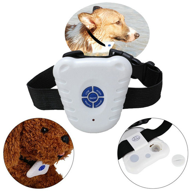 Ultrasonique Collier dressage chien collier anti aboiement petit chien