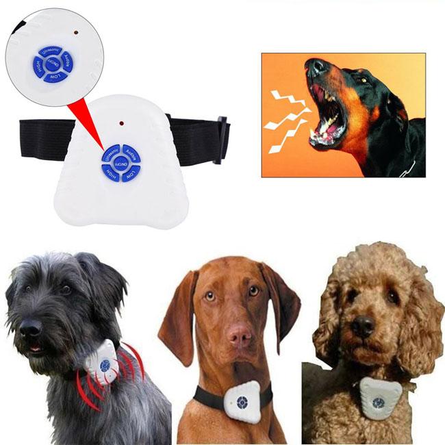 Ultrasonique Collier dressage chien collier anti aboiement petit chien