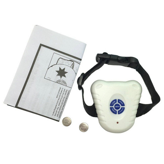 Ultrasonique Collier dressage chien collier anti aboiement petit chien