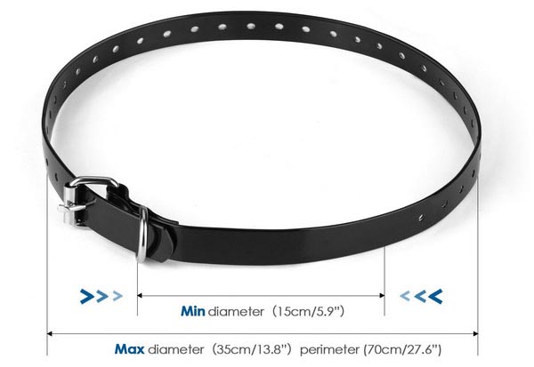 Collier dressage chien distance imperméable et rechargeable 300m Ceinture TPU réglable pour 2 chiens